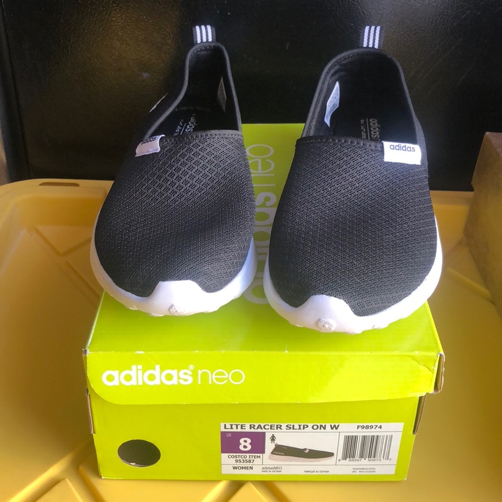 Adidas Lite racer slip on W sz 8